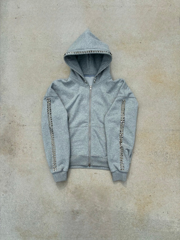 nmy gray zip hoodie